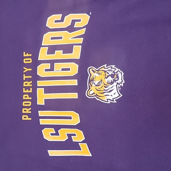 LSU Tigers Long Sleeve Jersey Style T Shirt - Picture 2 of 9